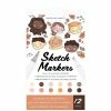 Cheap 💯 Sketch Markers Skin Tone Dual-Tip Alcohol Marker Set by American Crafts 🤩 -American Crafts Sales D620467S 1