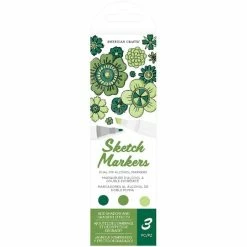Best reviews of ✨ American Crafts™ Sketch Markers Dual-Tip Alcohol Markers Set 🎁 -American Crafts Sales D620481S 1