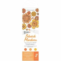Best reviews of ✨ American Crafts™ Sketch Markers Dual-Tip Alcohol Markers Set 🎁 -American Crafts Sales D620482S 1