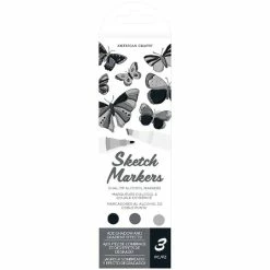Best reviews of ✨ American Crafts™ Sketch Markers Dual-Tip Alcohol Markers Set 🎁 -American Crafts Sales D620483S 1