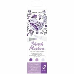 Best reviews of ✨ American Crafts™ Sketch Markers Dual-Tip Alcohol Markers Set 🎁 -American Crafts Sales D620484S 1