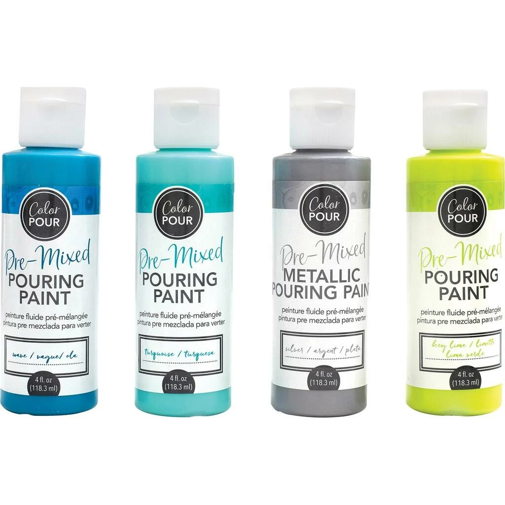 Best Sale 🔔 Color Pour Pre-Mixed Peacock Paint Kit by American Crafts 🤩 5 Best Sale 🔔 Color Pour Pre-Mixed Peacock Paint Kit by American Crafts 🤩 - Image 3