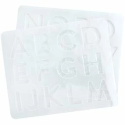 Buy 🤩 Color Pour Resin Alphabet Silicone Mold by American Crafts ✨ -American Crafts Sales D647723S 2