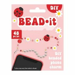 Cheapest ❤️ Bead-It DIY Ladybug Phone Charm Kit by American Crafts 🎉